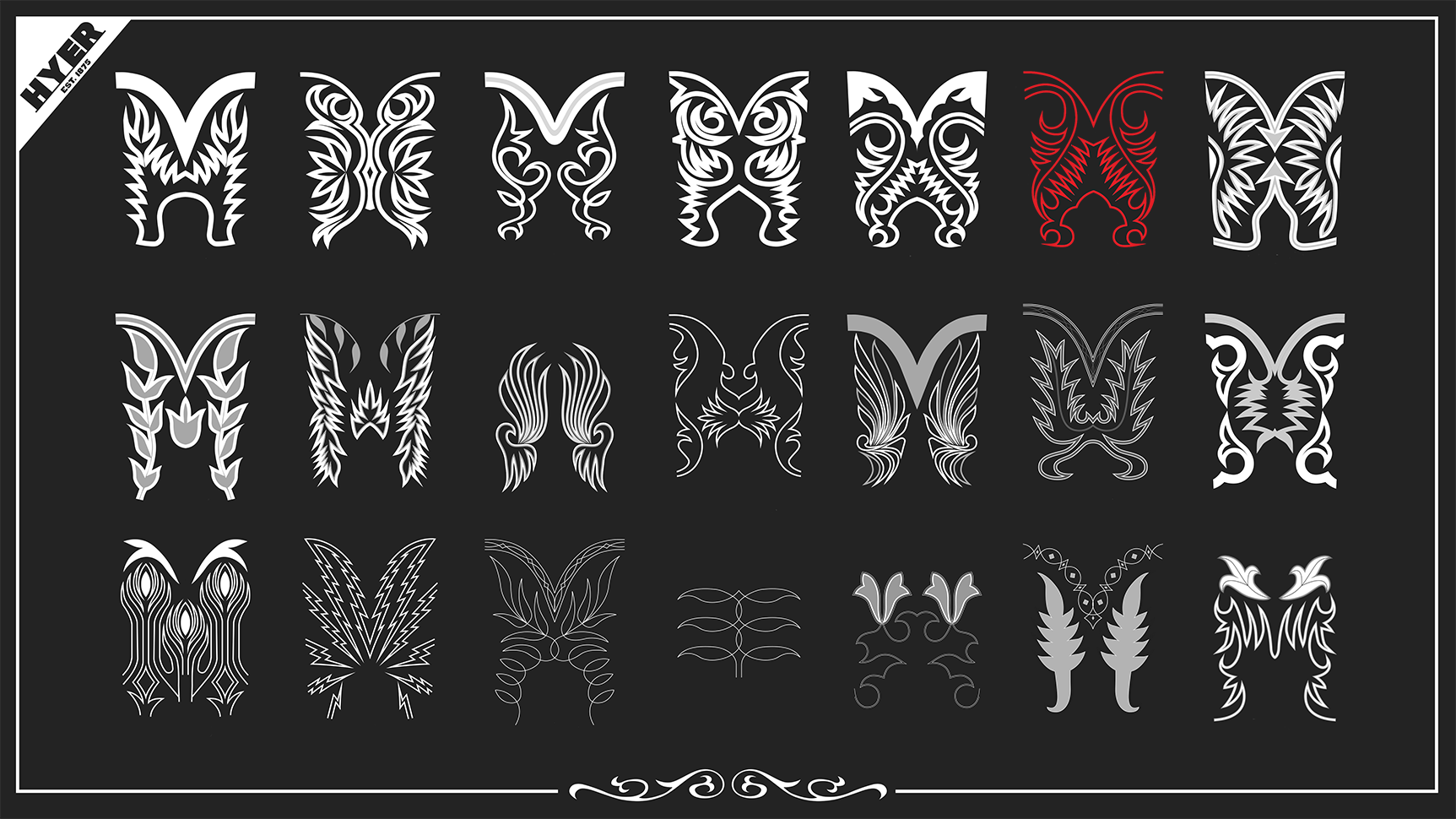 HYER Original Stitch Patterns