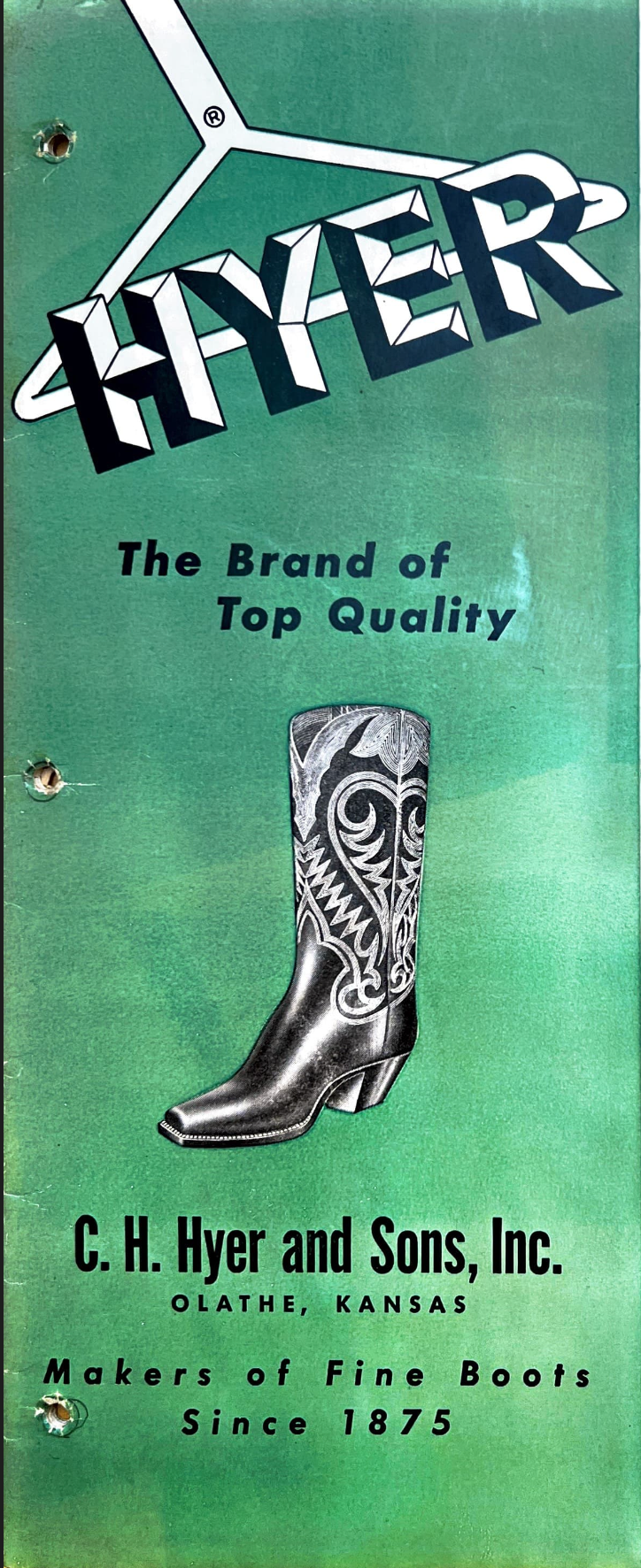 Vintage HYER Flyer