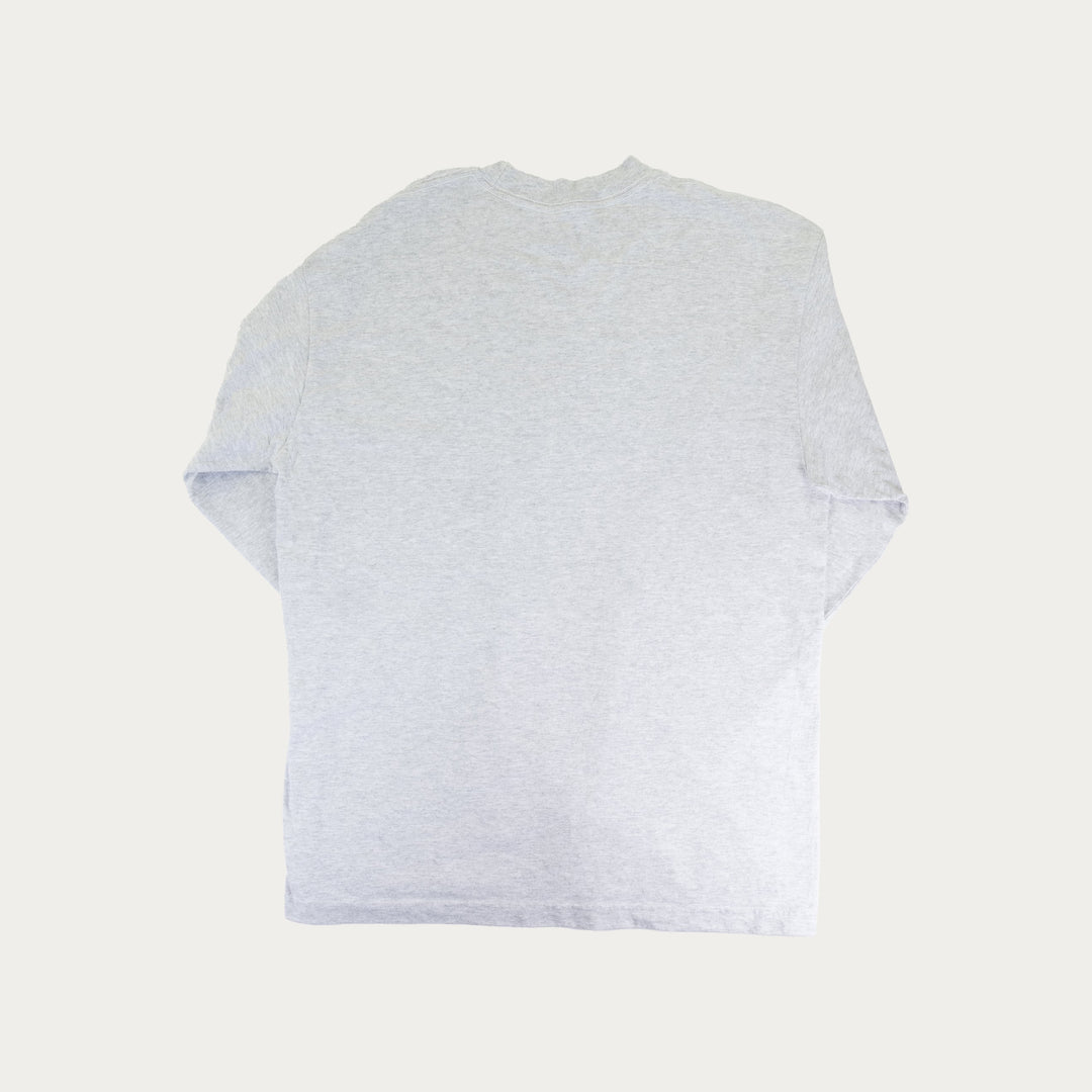 Light gray t-shirt on a white background
