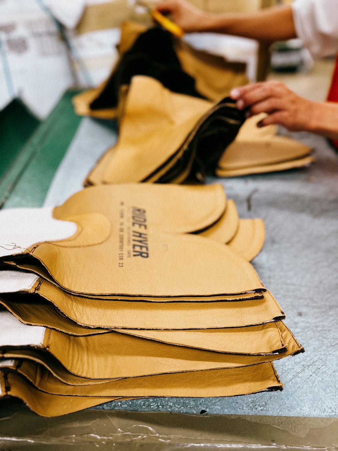 HYER Boots being hand made in factory