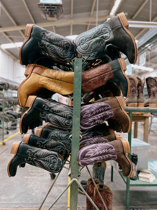 HYER Boots in the factory