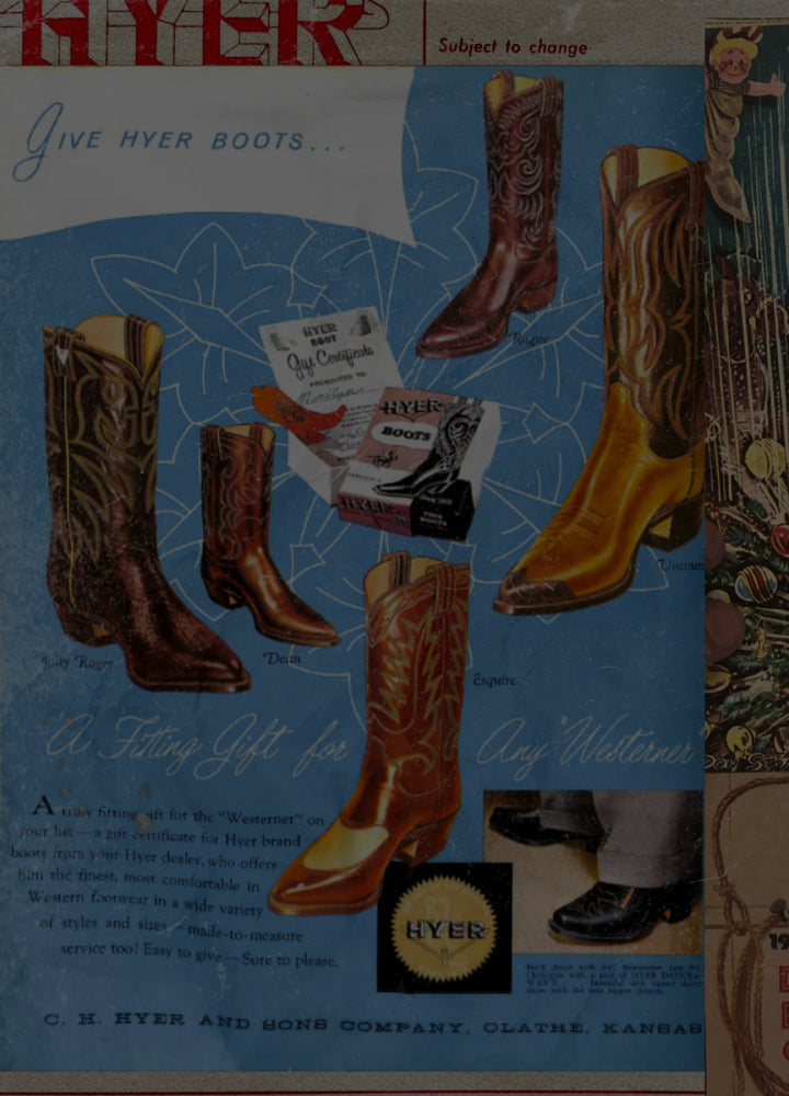 The First Cowboy Boot | Hyer Boots, Est. 1875 – HYER Boots