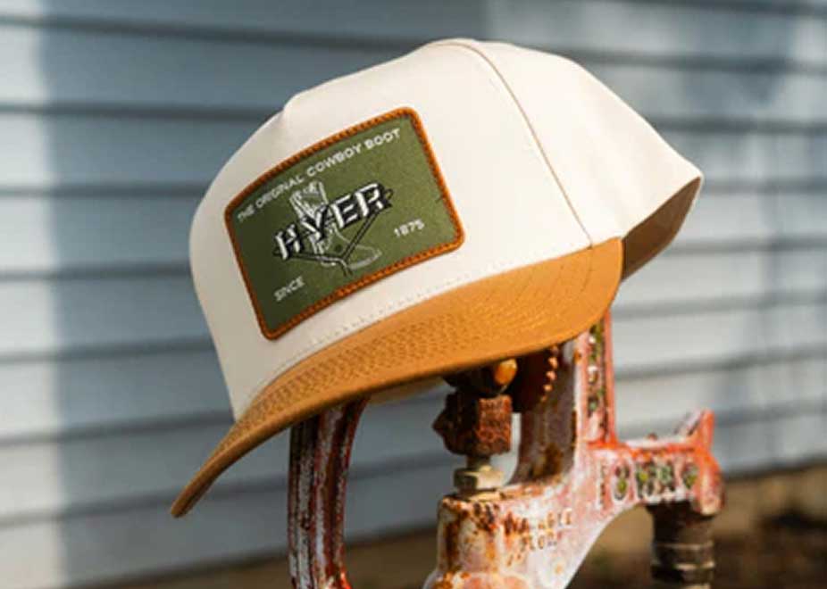 Hyer boots branded baseball cap
